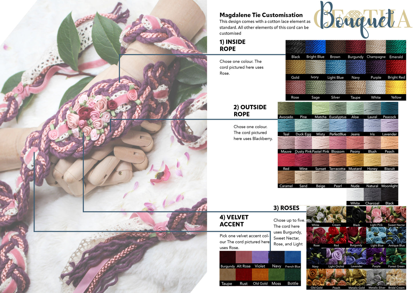 the instructions for a crochet bracelet