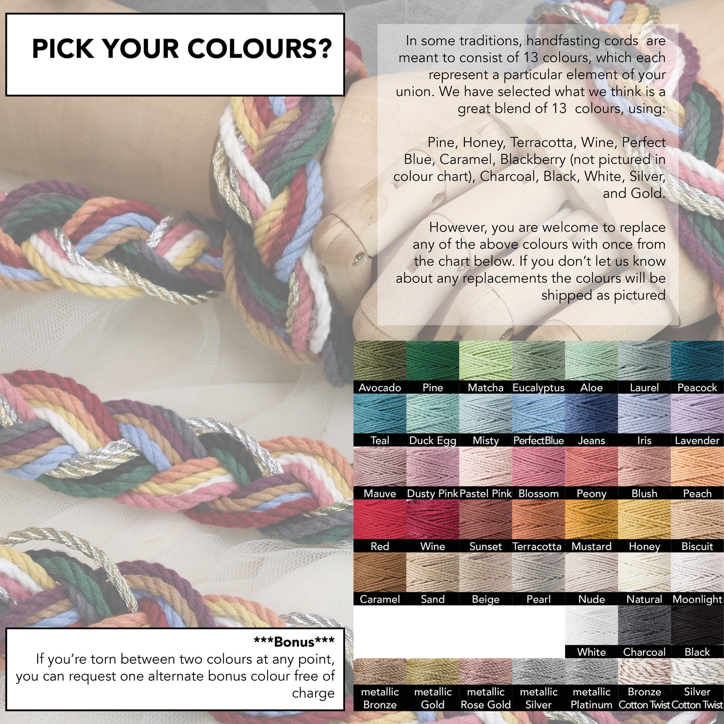 DIY Kit : 13 Colour Braid