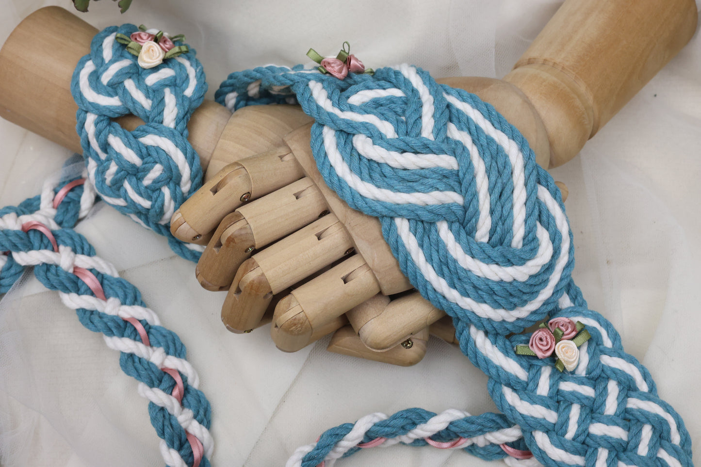 Ready-to-Ship Handfasting Cord – One of a Kind - All Cotton Nine Knot