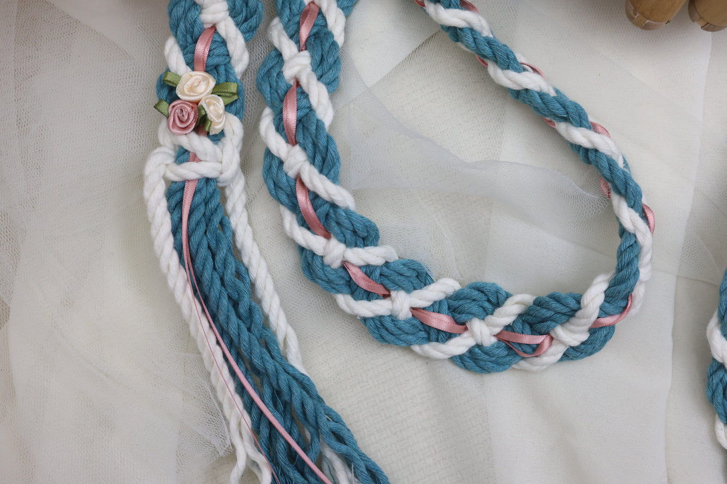 Ready-to-Ship Handfasting Cord – One of a Kind - All Cotton Nine Knot