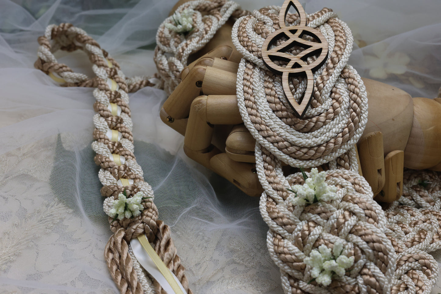 Ready-to-Ship Handfasting Cord – One of a Kind - Nine Knot No.1