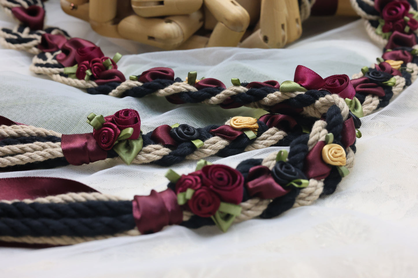 Ready-to-Ship Handfasting Cord – One of a Kind - Infinity Tie No.1