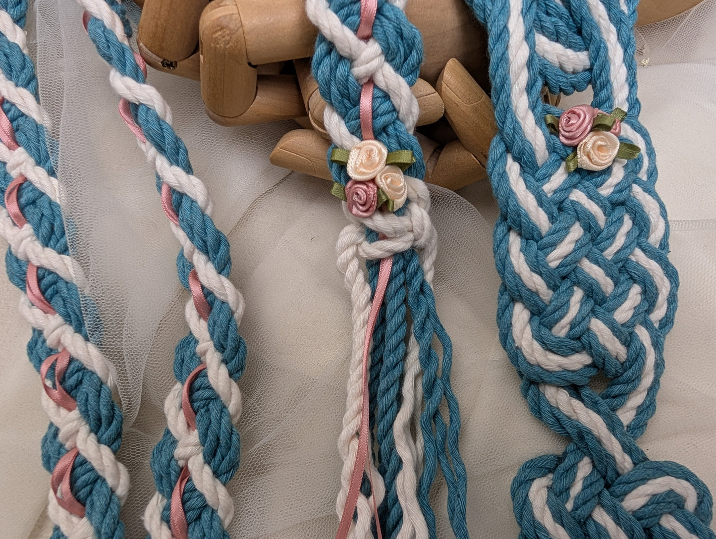 Ready-to-Ship Handfasting Cord – One of a Kind - All Cotton Nine Knot