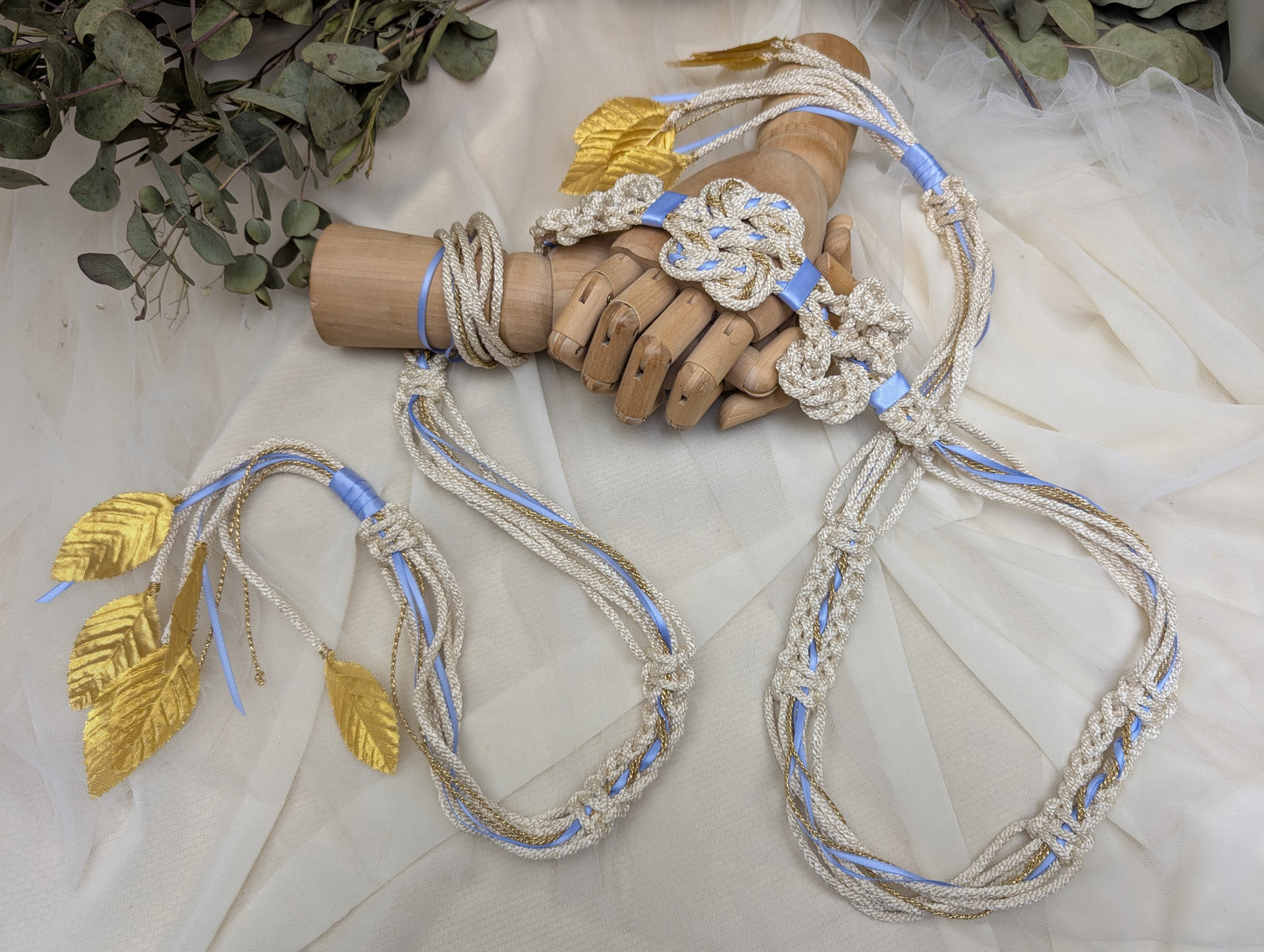 Ready-to-Ship Handfasting Cord – One of a Kind - Triple Knot