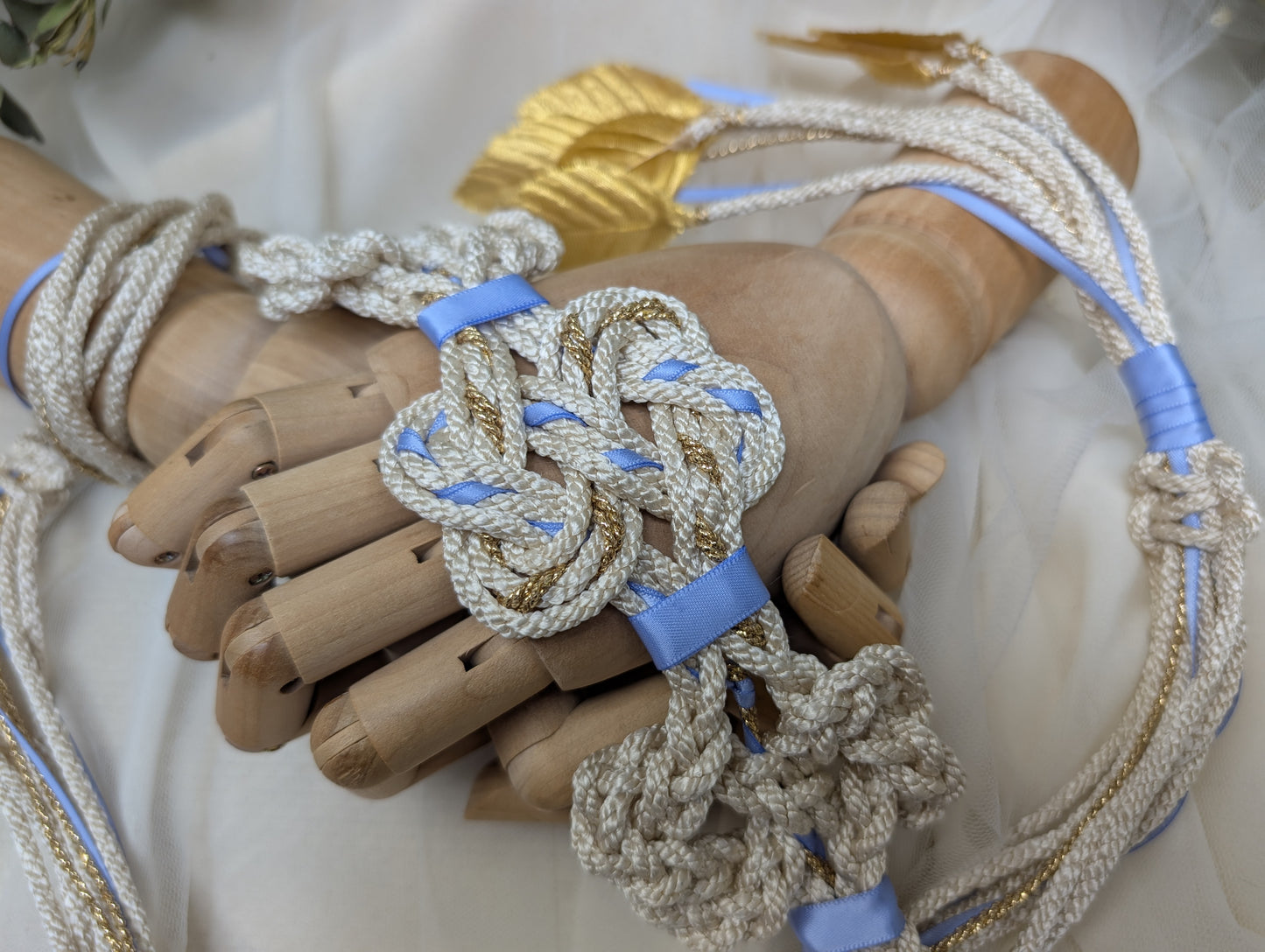 Ready-to-Ship Handfasting Cord – One of a Kind - Triple Knot