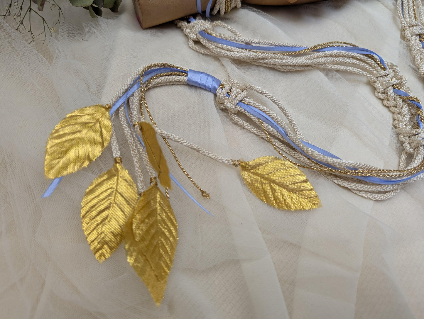 Ready-to-Ship Handfasting Cord – One of a Kind - Triple Knot