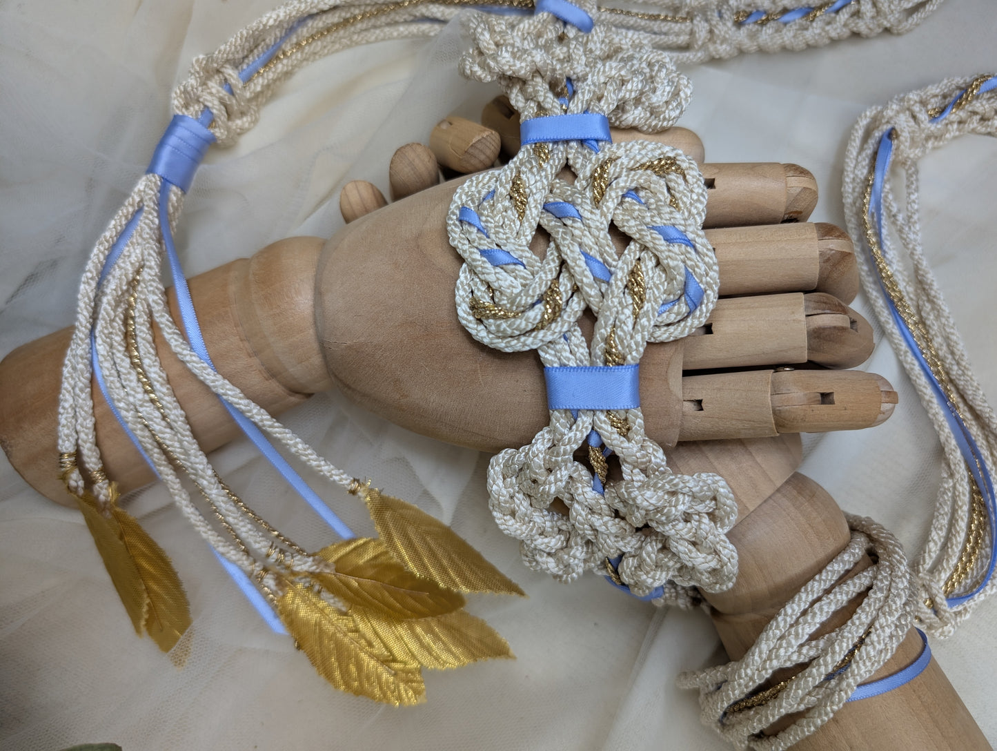 Ready-to-Ship Handfasting Cord – One of a Kind - Triple Knot
