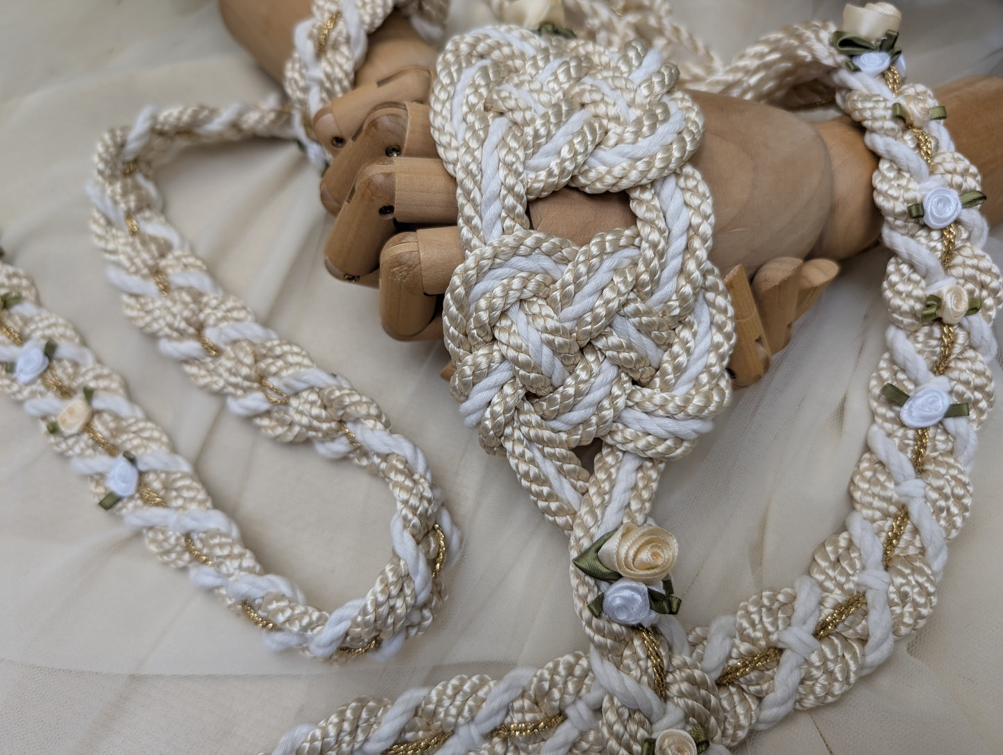 Ready-to-Ship Handfasting Cord – One of a Kind - Hearts Entwined