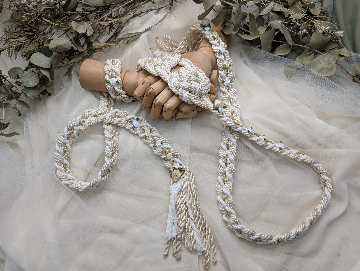 Ready-to-Ship Handfasting Cord – One of a Kind - Hearts Entwined