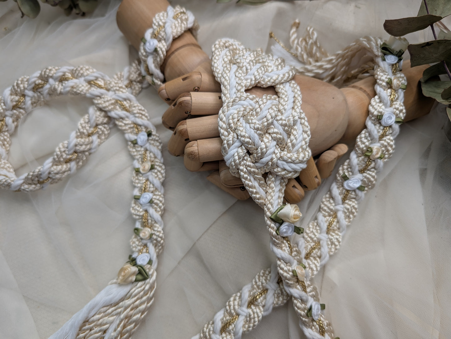 Ready-to-Ship Handfasting Cord – One of a Kind - Hearts Entwined