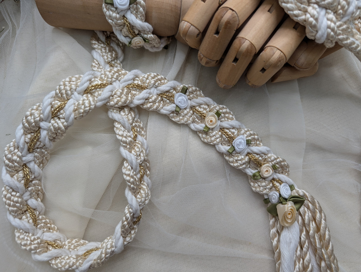 Ready-to-Ship Handfasting Cord – One of a Kind - Hearts Entwined
