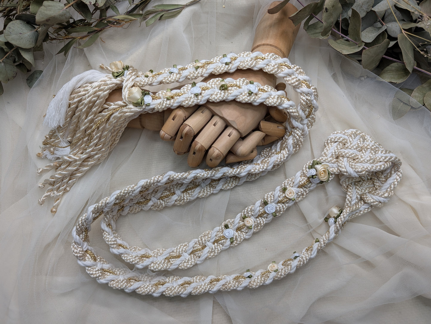 Ready-to-Ship Handfasting Cord – One of a Kind - Hearts Entwined