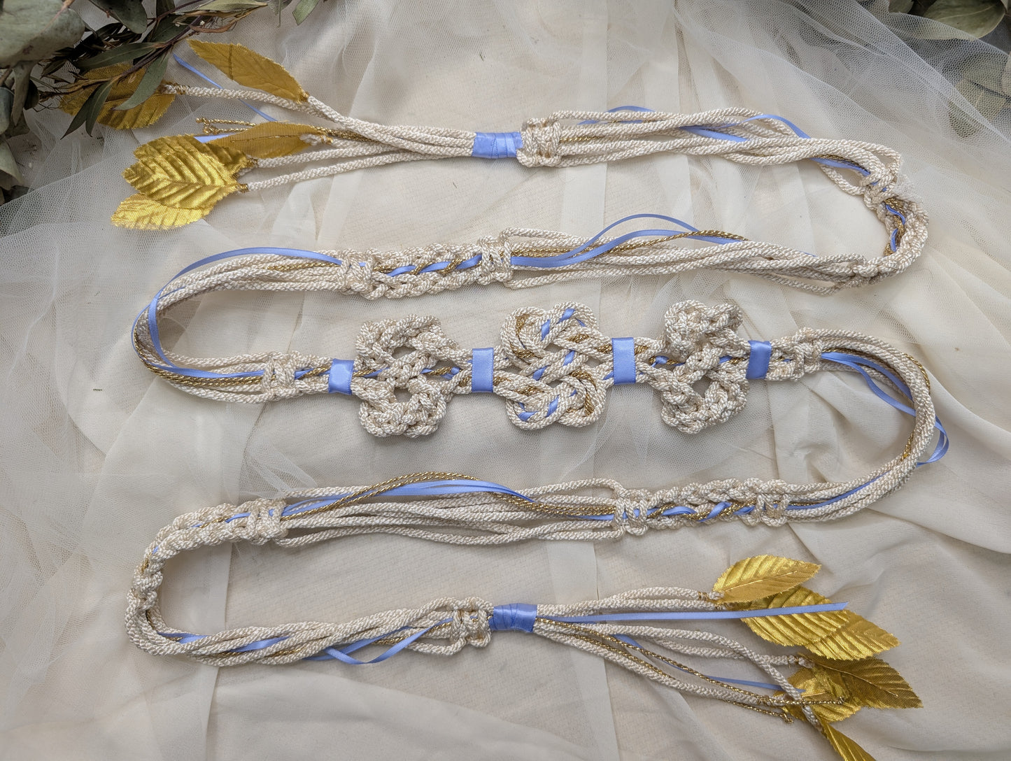 Ready-to-Ship Handfasting Cord – One of a Kind - Triple Knot