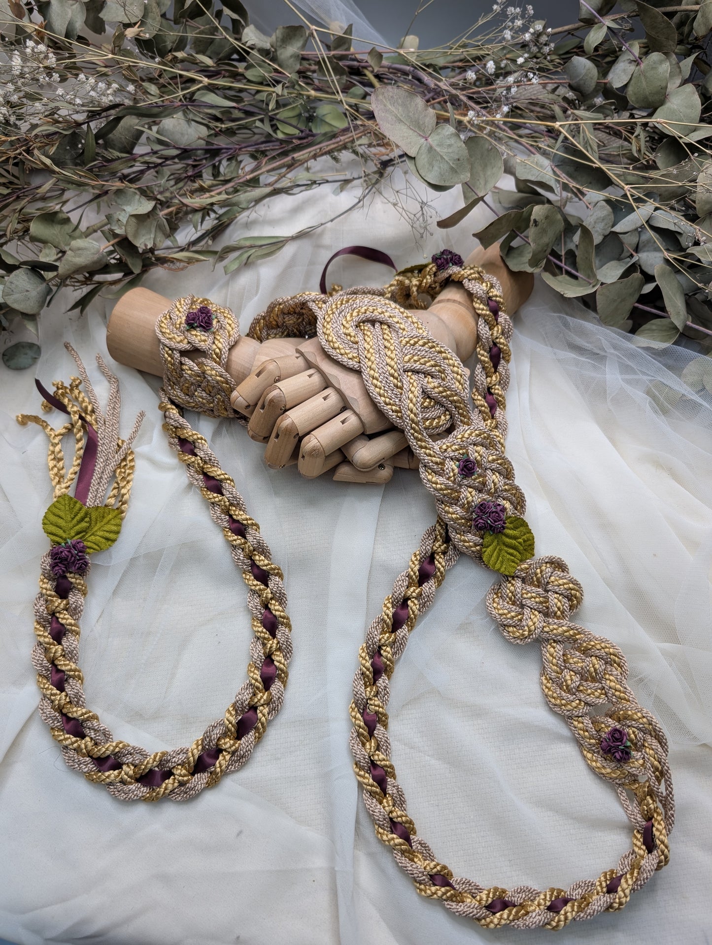 Ready-to-Ship Handfasting Cord – One of a Kind - Nine Knot
