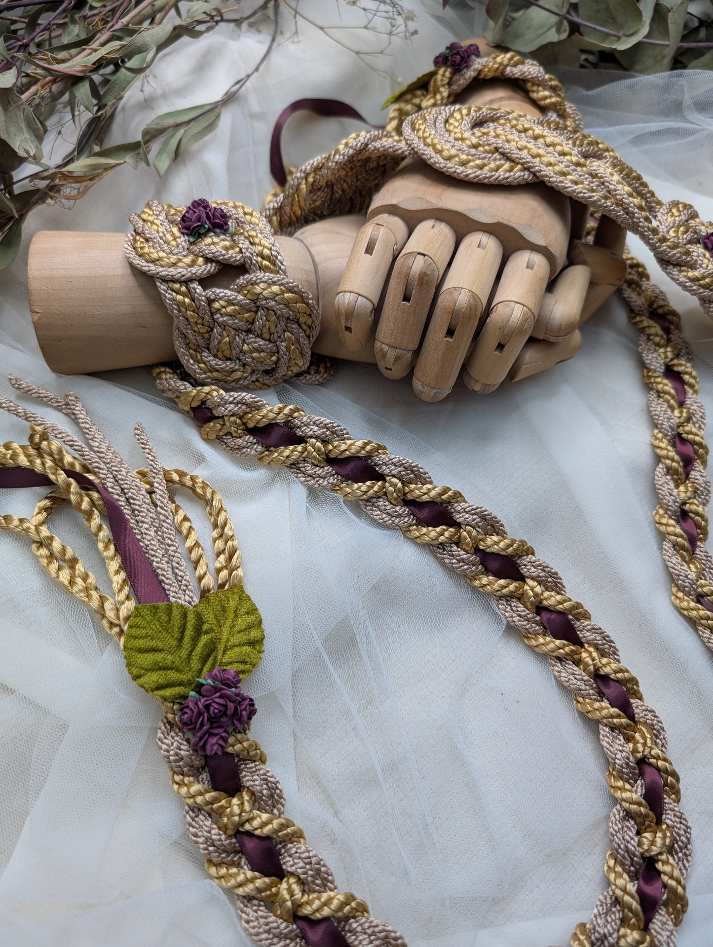 Ready-to-Ship Handfasting Cord – One of a Kind - Nine Knot