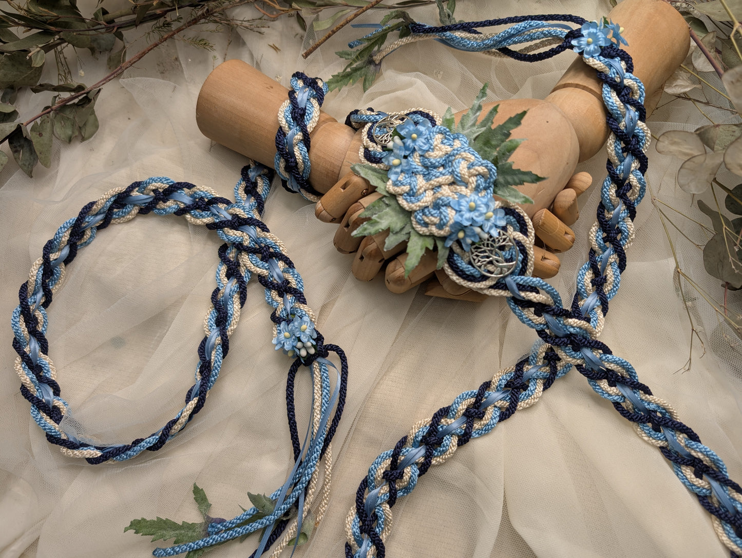 Ready-to-Ship Handfasting Cord – One of a Kind - Bloom