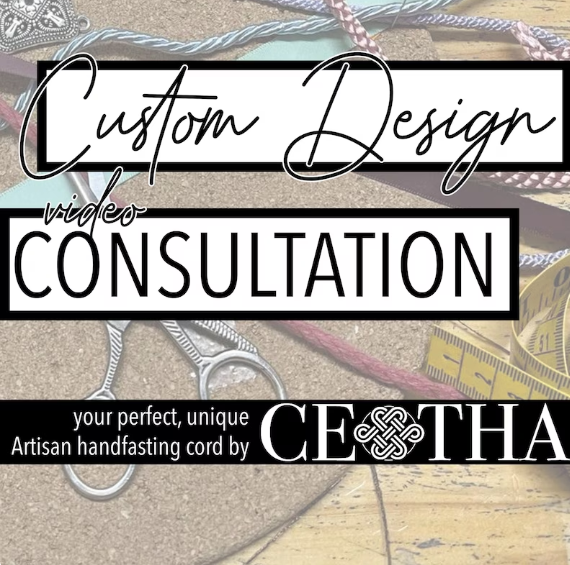 Handfasting Cord: Custom Design Video Consultation with Ceotha