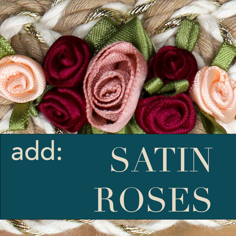 For DIY kits only: Add Satin Roses