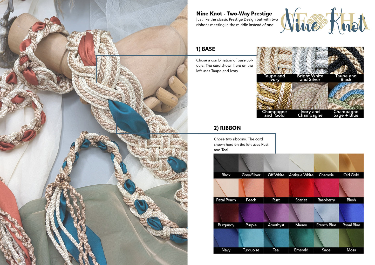 Nine Knot Two-Way Prestige with Pearls