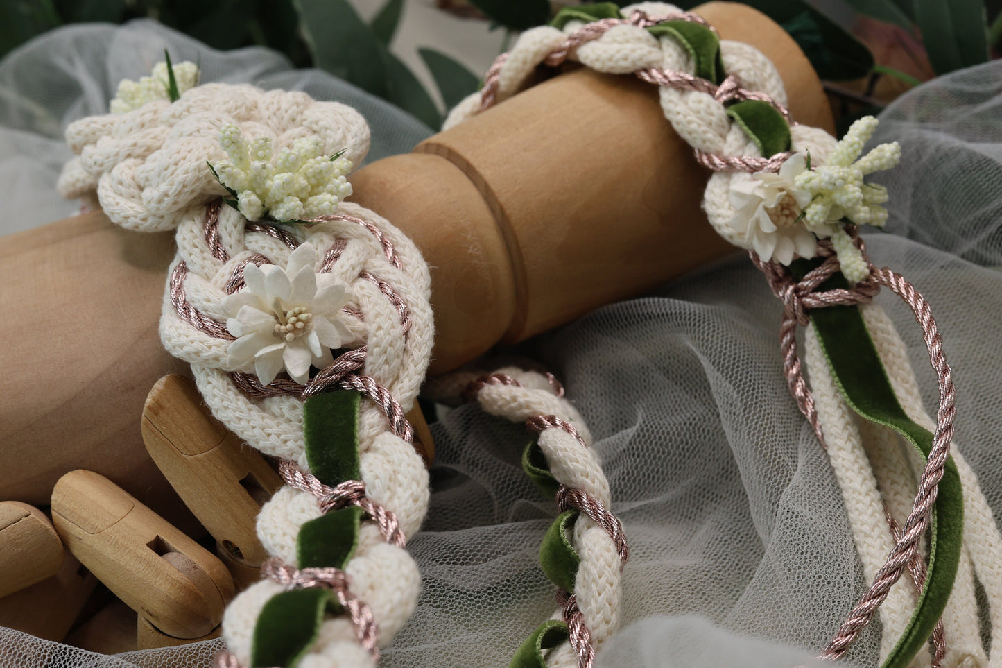 Cotton Bloom - Moss Velvet