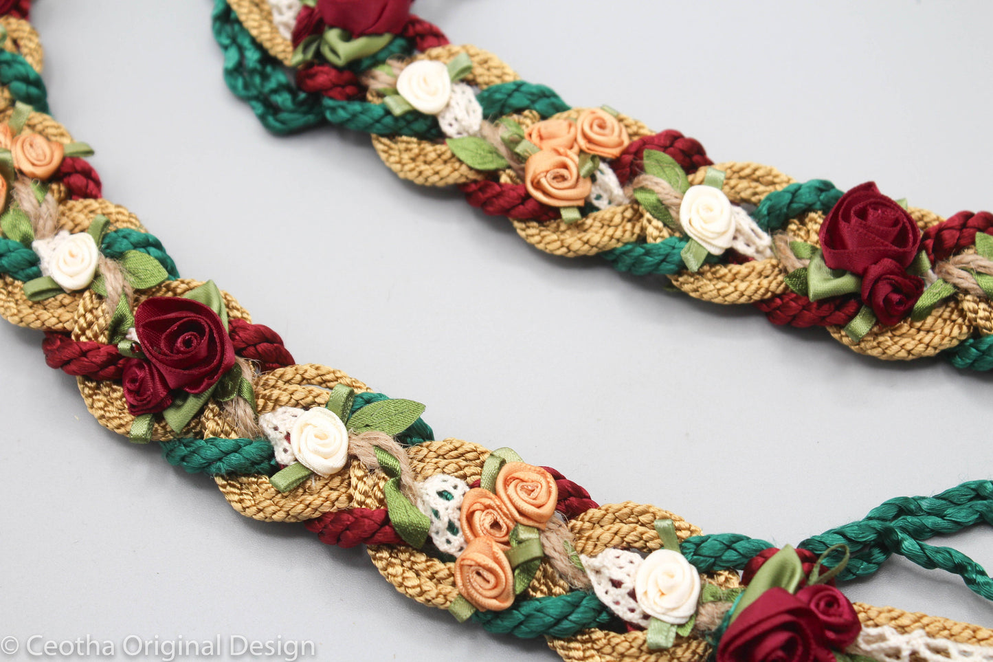 Wild Rose Infinity Tie - Bright Regal