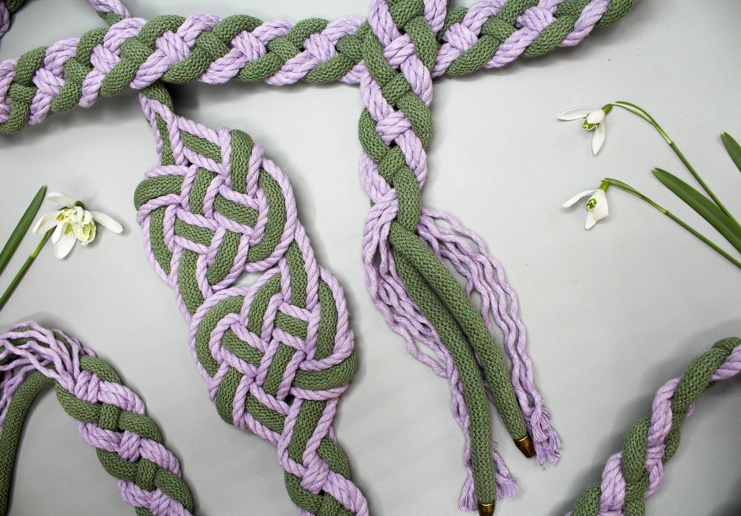 Hearts Entwined - Sage and Lilac