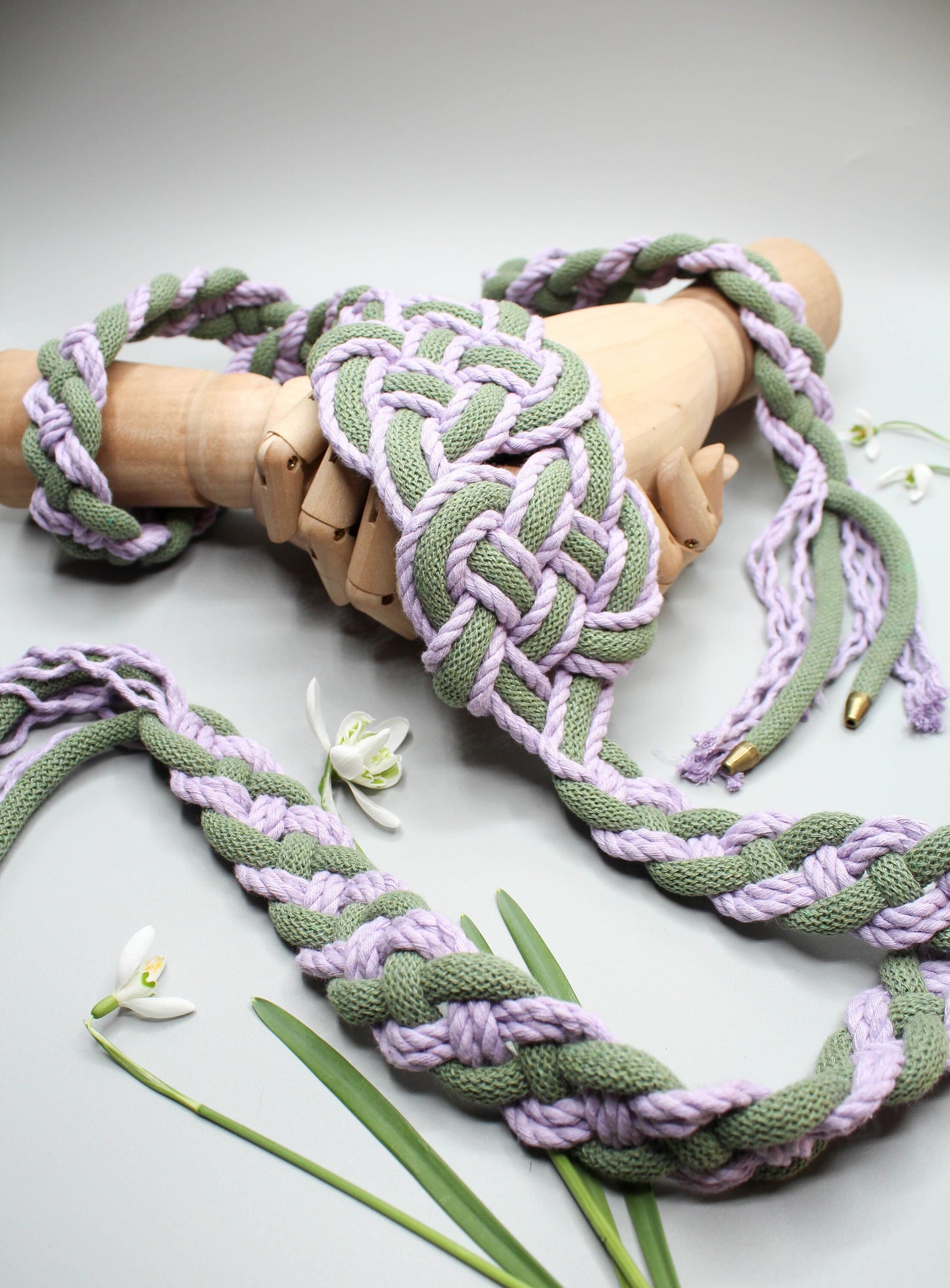 Hearts Entwined - Sage and Lilac