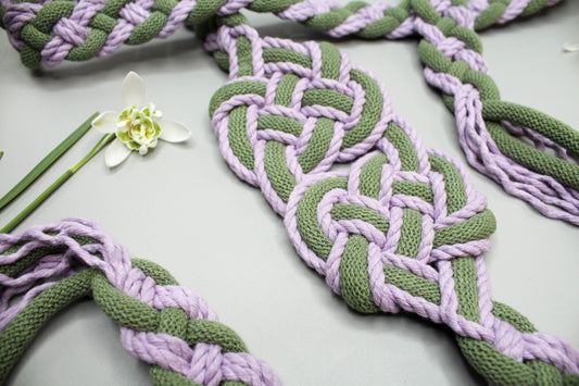 Hearts Entwined - Sage and Lilac