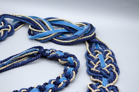 Nine Knot Infinity Tie - Texture