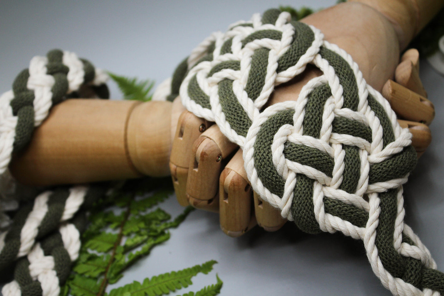 Hearts Entwined - Earthy Green