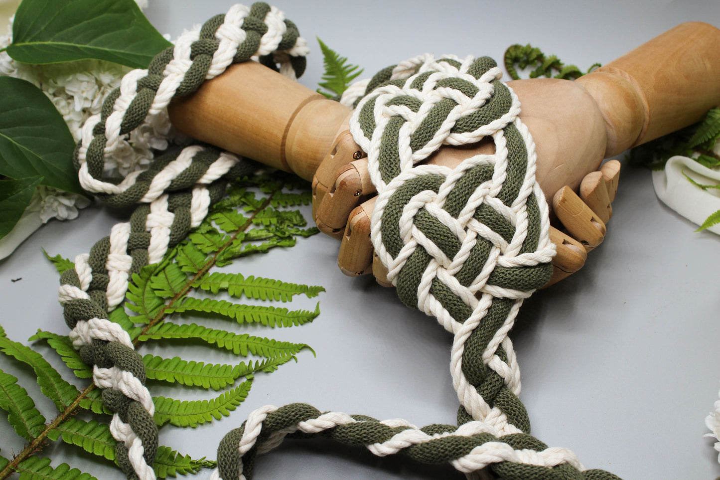 Hearts Entwined - Earthy Green