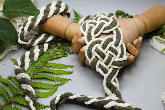 Hearts Entwined - Earthy Green