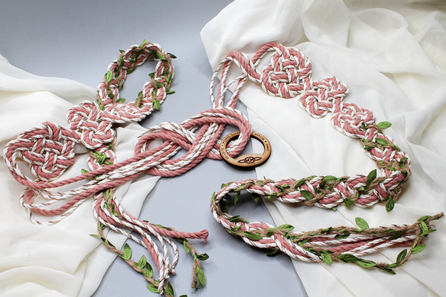Signet Infinity Tie - Blush