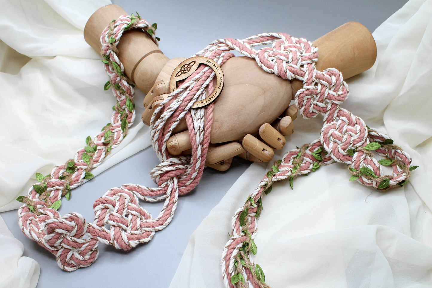 Signet Infinity Tie - Blush