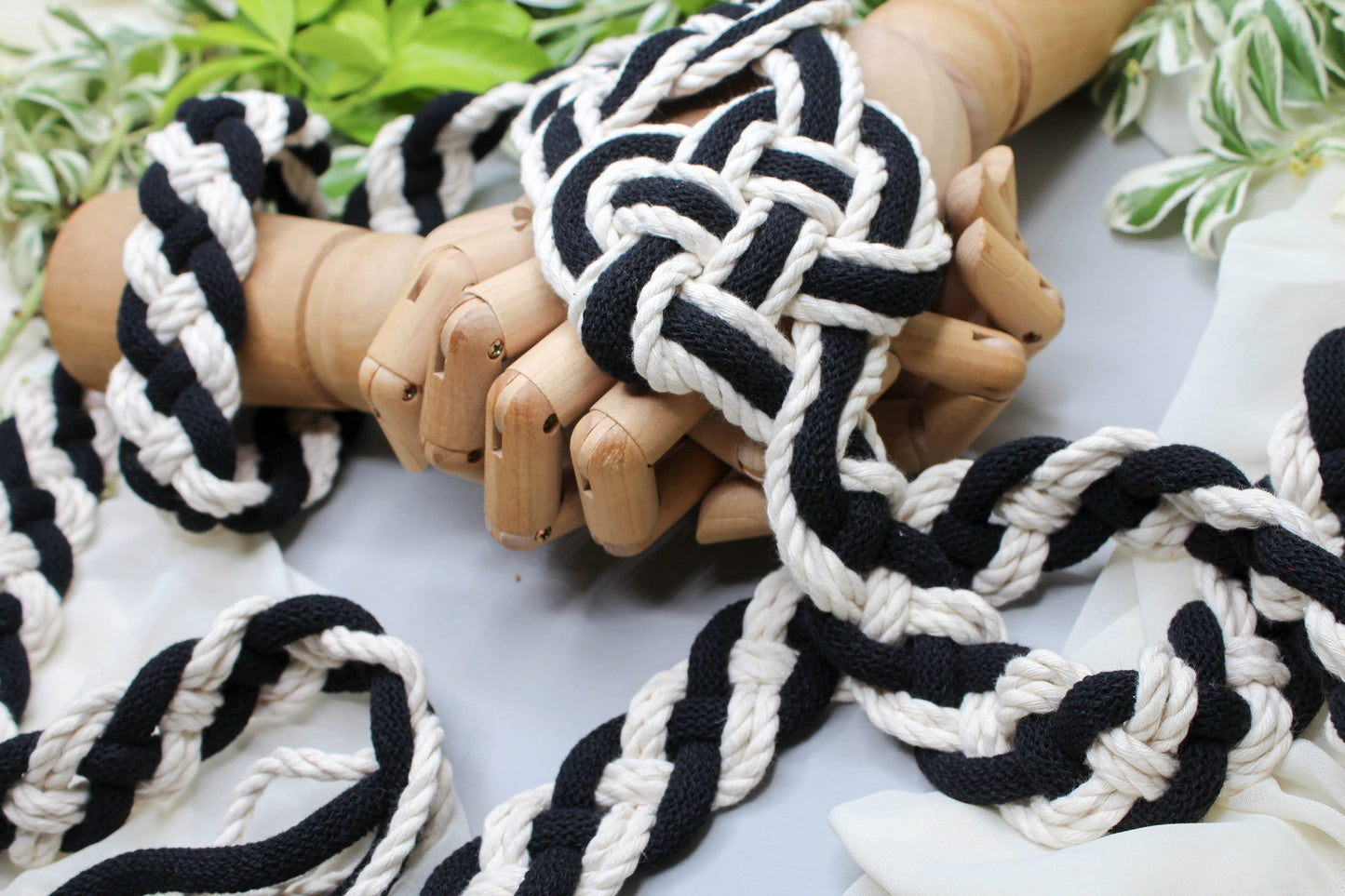 Hearts Entwined - Black and White