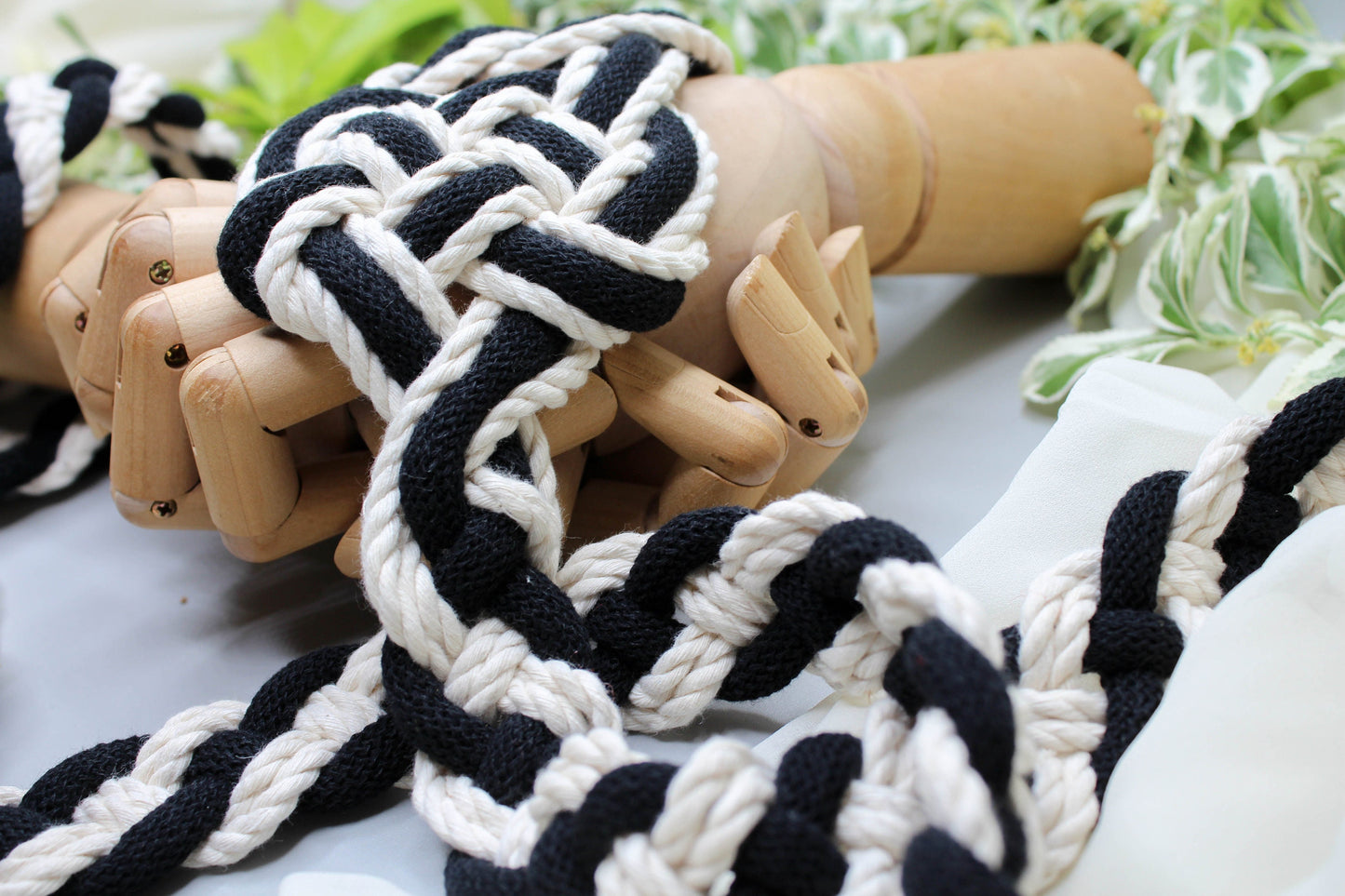 Hearts Entwined - Black and White