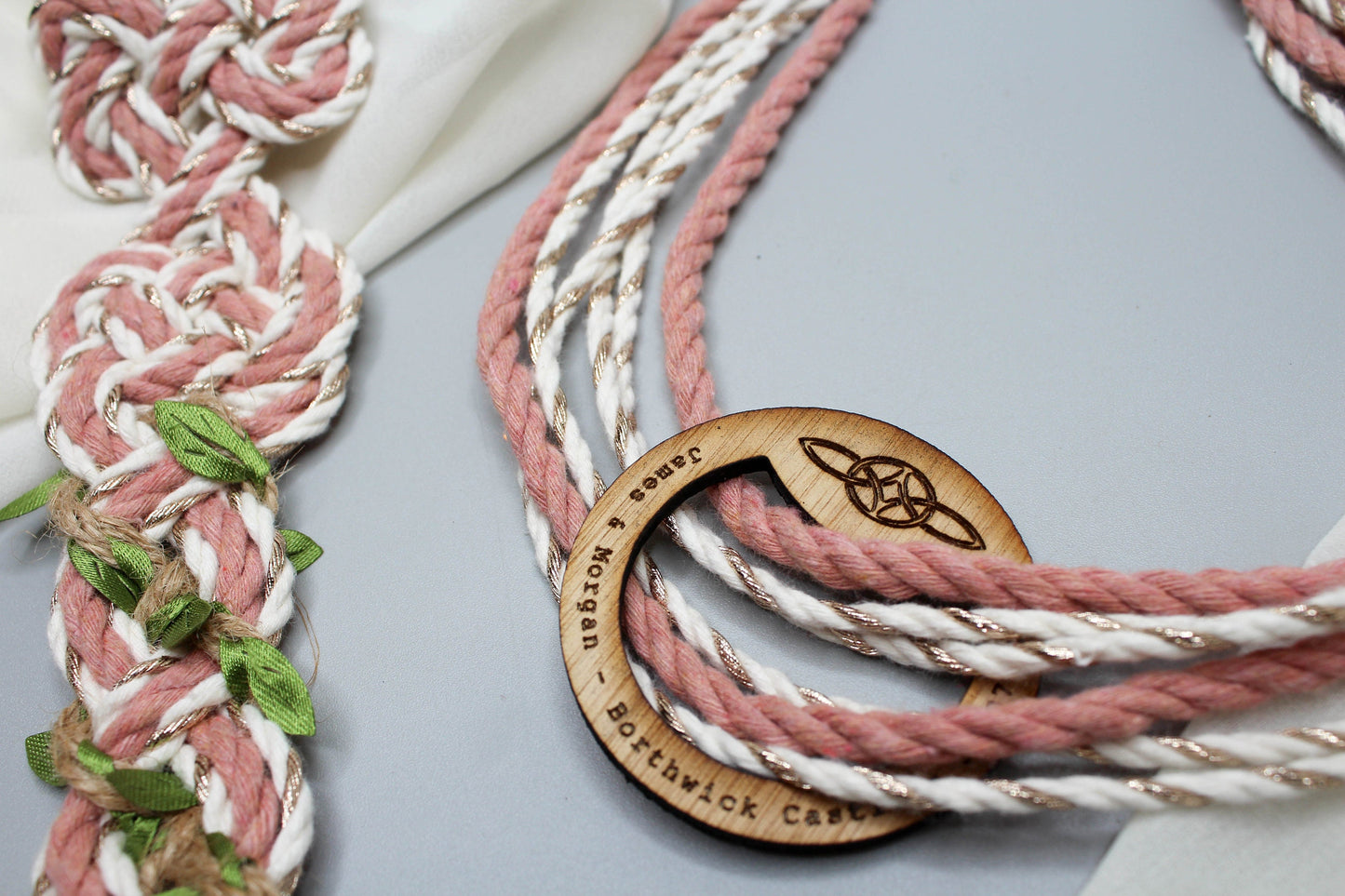 Signet Infinity Tie - Blush