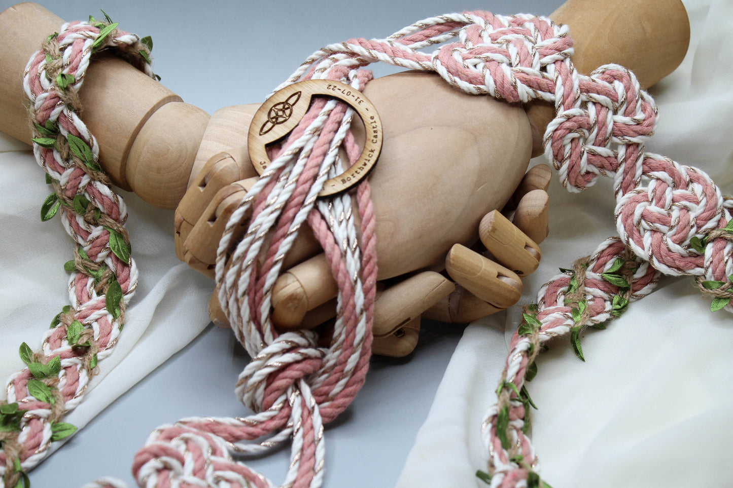 Signet Infinity Tie - Blush