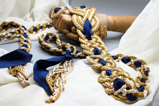 Nine Knot Prestige - Gold and Navy