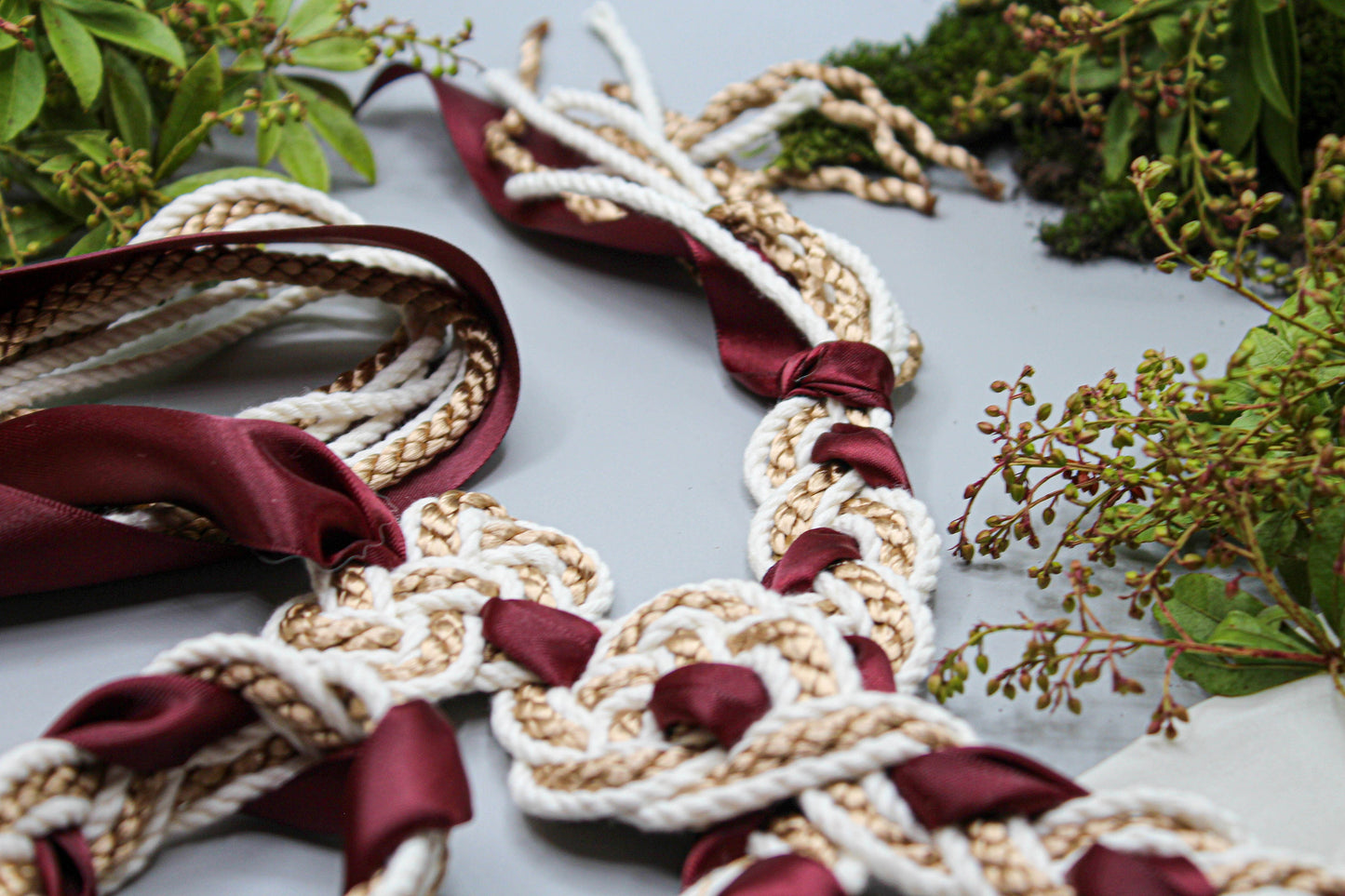 Magdalene Infinity Tie - Burgundy