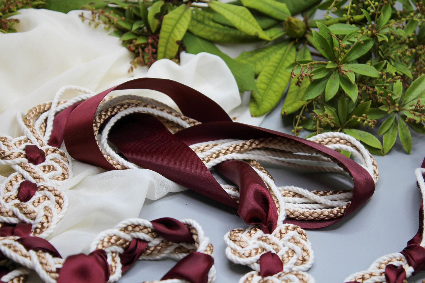 Magdalene Infinity Tie - Burgundy