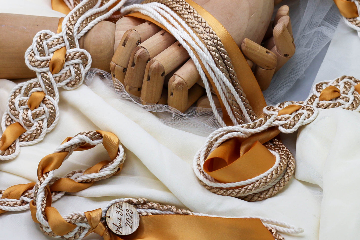 Magdalene Infinity Tie - Old Gold