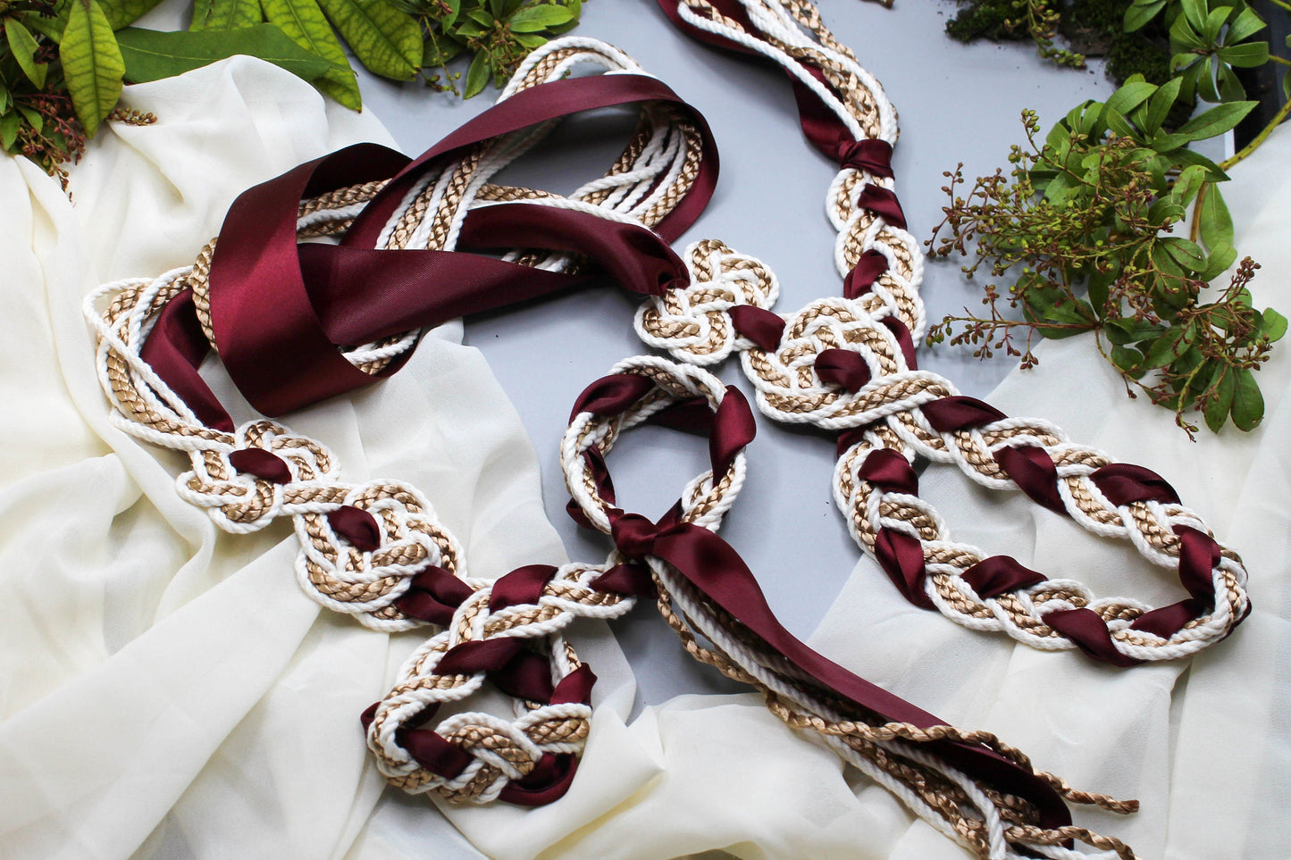 Magdalene Infinity Tie - Burgundy