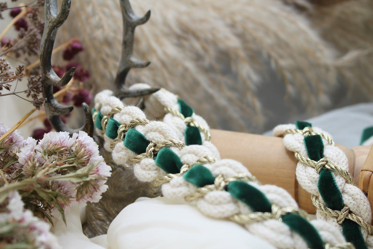 Cotton Bloom - Emerald Velvet