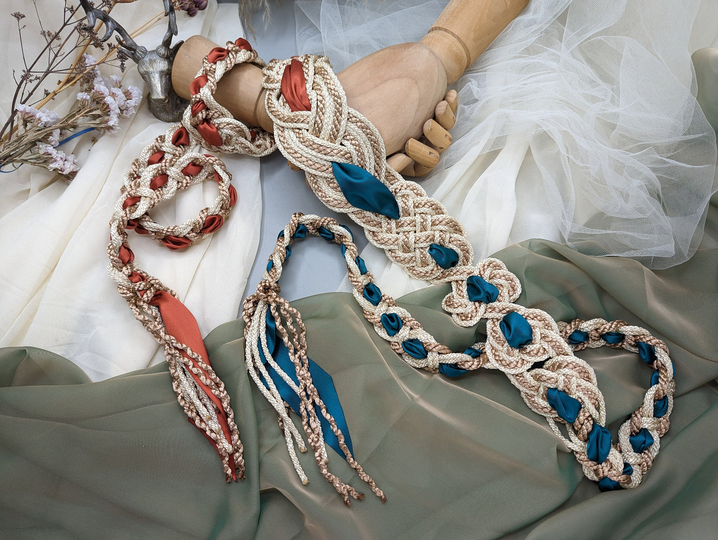 Nine Knot Two-Way Prestige - Rust & Teal