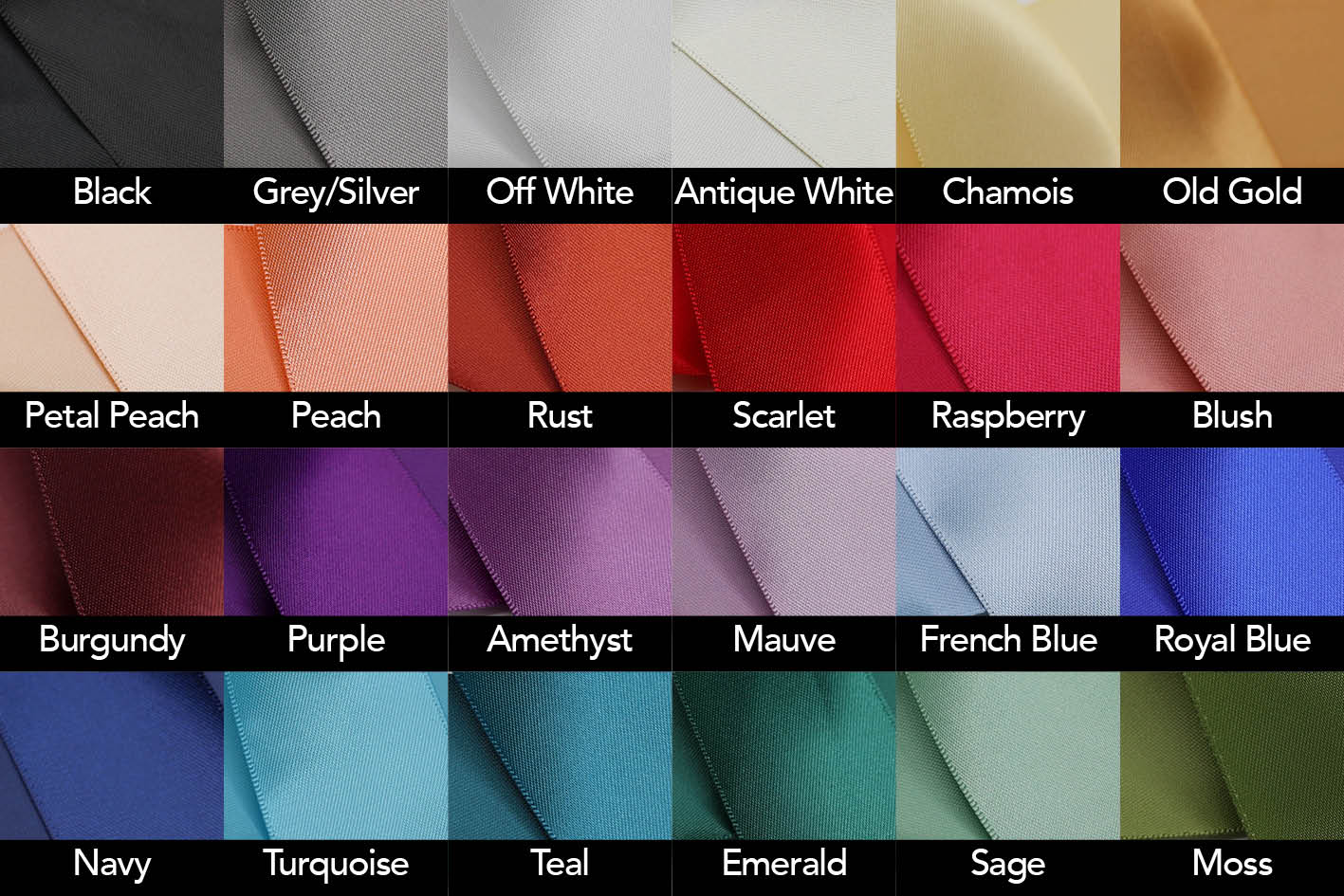 a bunch of different colors of fabric