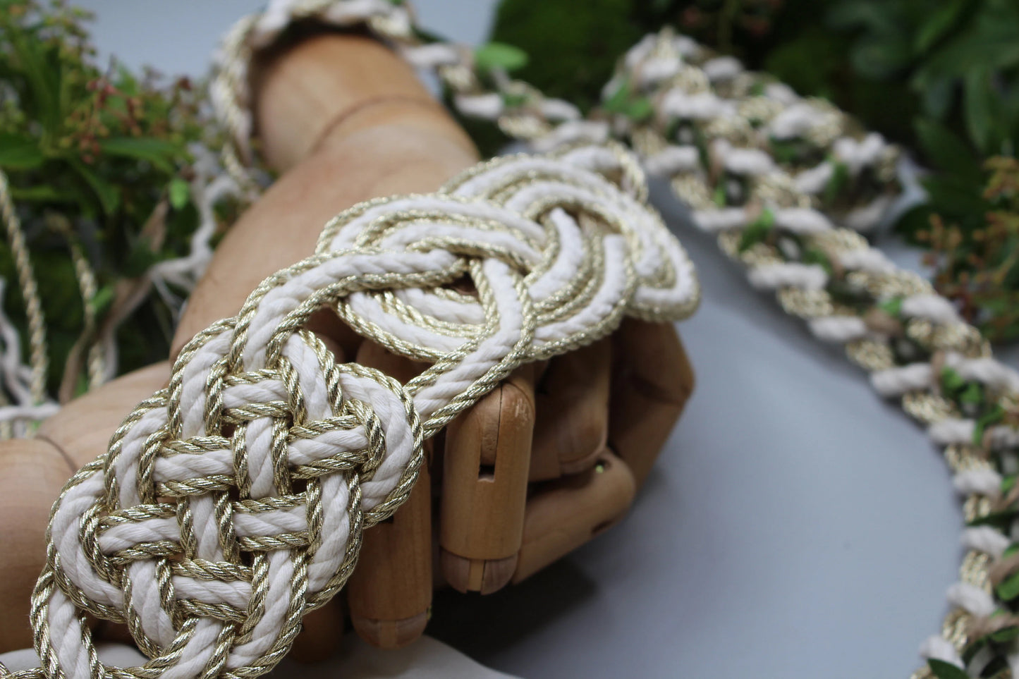9k Metallic Bespoke Celtic Love Knot Handfasting Cord