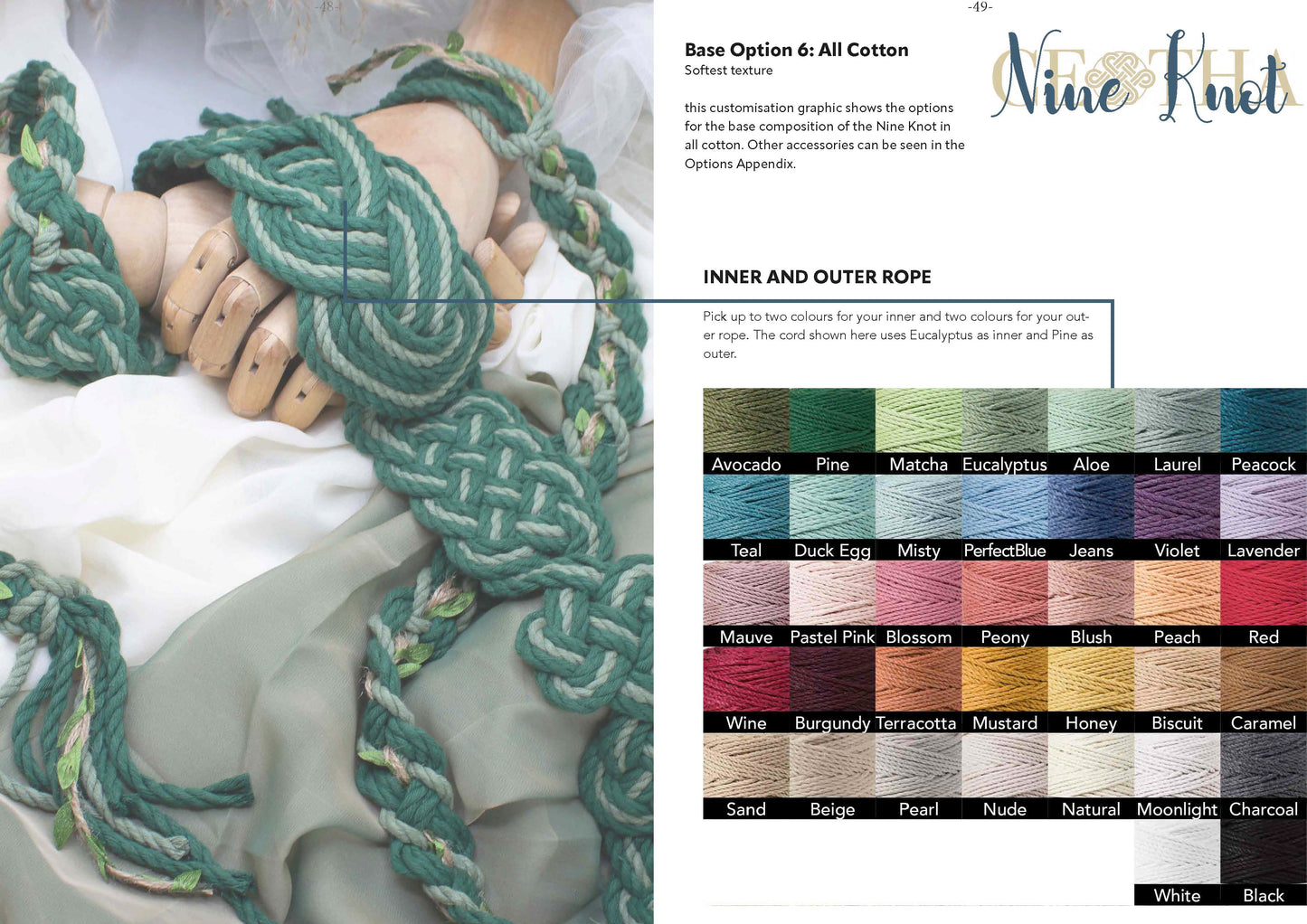 Nine Knot - Cotton Rose Sky