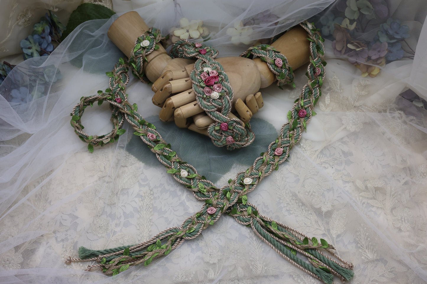 Ready-to-Ship Handfasting Cord – One of a Kind - Fae Garden No.3