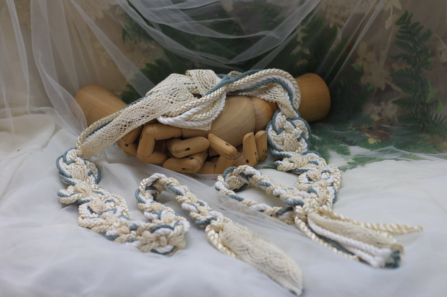 Ready-to-Ship Handfasting Cord – One of a Kind -  Treasure Infinity Tie No.1